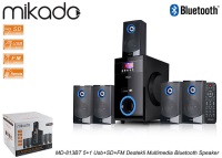Mikado MD-813BT 5+1 Usb+SD+FM Destekli Multimedia Bluetooth Speaker - 1